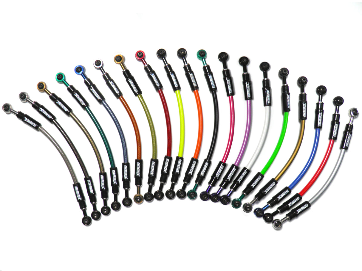 Kit Tubi Freno Accossato Per Moto, Suzuki - GSXR600 L1-L8 (2011-2018), Layout F, Numero Tubi: 3
