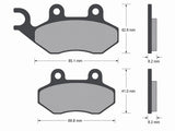 Pastiglie freno per Cagiva, Garelli, Peugeot, PGO, SYM, Zero marca Accossato codice AGPA102