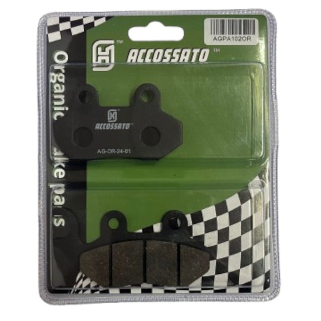 Pastiglie freno per Cagiva, Garelli, Peugeot, PGO, SYM, Zero marca Accossato codice AGPA102