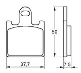 Pastiglie freno per Kawasaki, Suzuki marca Accossato codice AGPA107