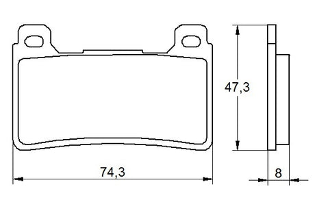 Pastiglie freno per Honda marca Accossato codice AGPA108