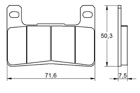 Pastiglie freno per Kawasaki, Suzuki marca Accossato codice AGPA109