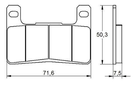 Pastiglie freno per Kawasaki, Suzuki marca Accossato codice AGPA109