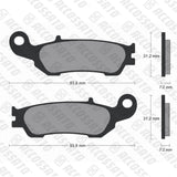 Pastiglie freno per Yamaha marca Accossato codice AGPA110