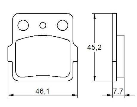 Pastiglie freno per Honda, Kawasaki, Suzuki, Yamaha marca Accossato codice AGPA111