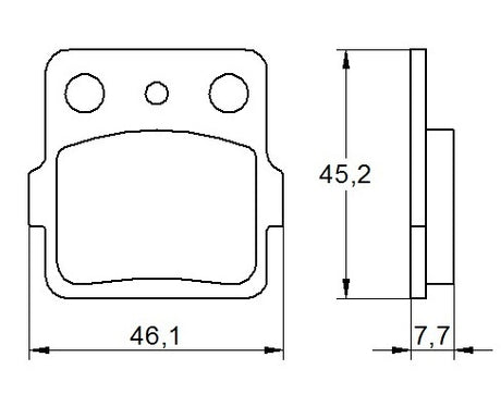Pastiglie freno per Honda, Kawasaki, Suzuki, Yamaha marca Accossato codice AGPA111
