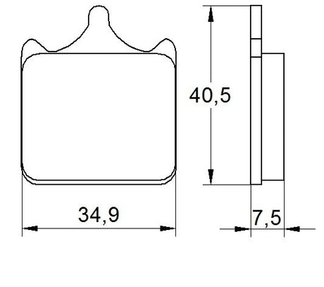 Pastiglie freno per Aprilia, Benelli, Ducati, KTM marca Accossato codice AGPA112