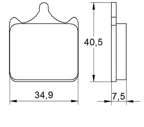Pastiglie freno per Aprilia, Benelli, Ducati, KTM marca Accossato codice AGPA112