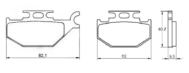 Pastiglie freno per Yamaha marca Accossato codice AGPA113