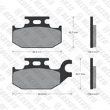 Pastiglie freno per Suzuki marca Accossato codice AGPA114