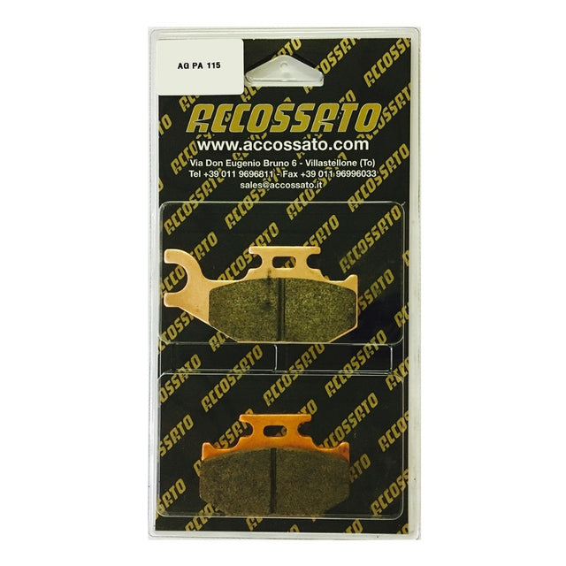 Pastiglie freno per Can-Am, Cannondale, John Deere marca Accossato codice AGPA115