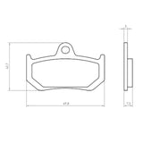 Pastiglie freno per MV Agusta marca Accossato codice AGPA118