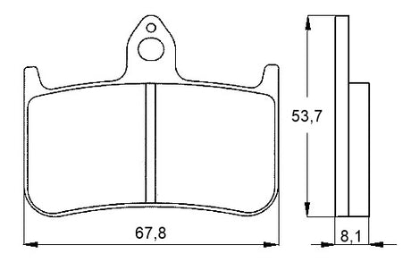 Pastiglie freno per Honda marca Accossato codice AGPA122