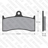 Pastiglie freno per Honda, Kawasaki marca Accossato codice AGPA124
