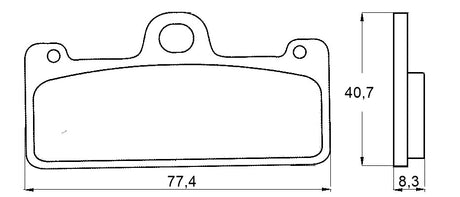 Pastiglie freno per Aprilia marca Accossato codice AGPA128