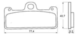 Pastiglie freno per Aprilia marca Accossato codice AGPA128