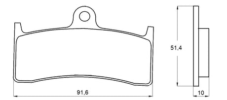 Pastiglie freno per Yamaha marca Accossato codice AGPA130