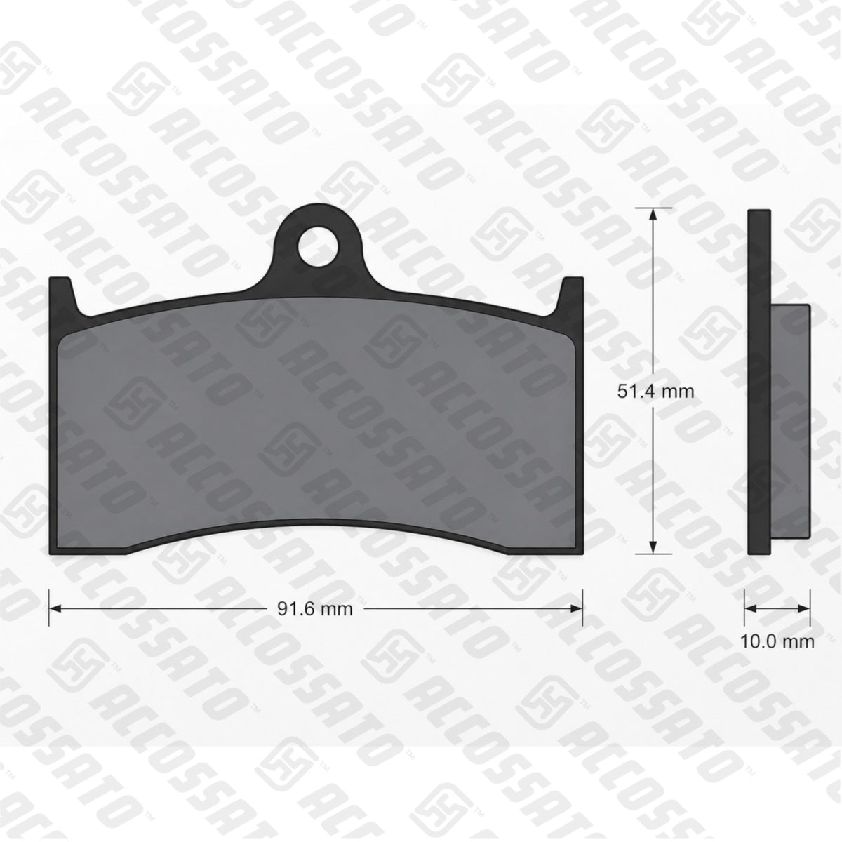 Pastiglie freno per Yamaha marca Accossato codice AGPA130