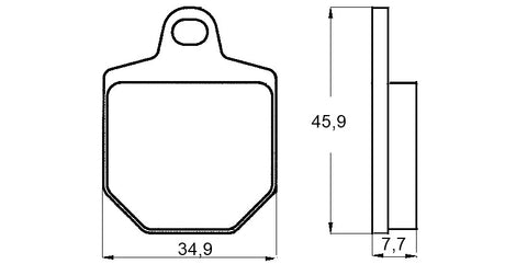 Pastiglie freno per KTM marca Accossato codice AGPA136