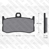 Pastiglie freno per Triumph marca Accossato codice AGPA138