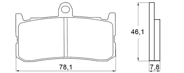 Pastiglie freno per Triumph marca Accossato codice AGPA138