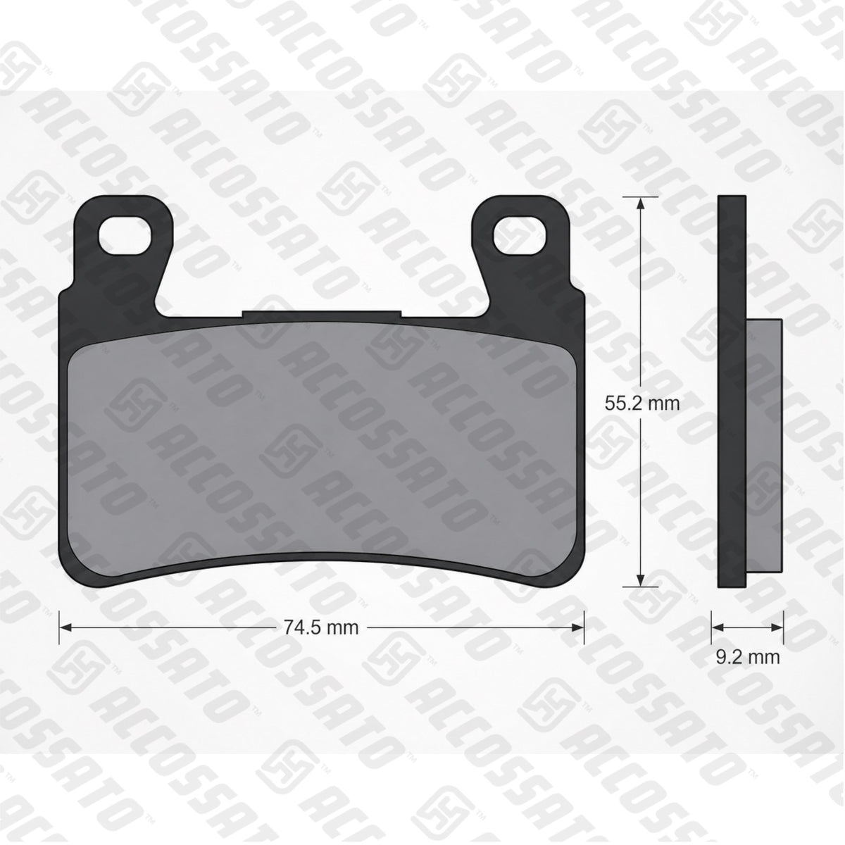 Pastiglie freno per Harley Davidson marca Accossato codice AGPA140