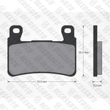 Pastiglie freno per Harley Davidson marca Accossato codice AGPA140