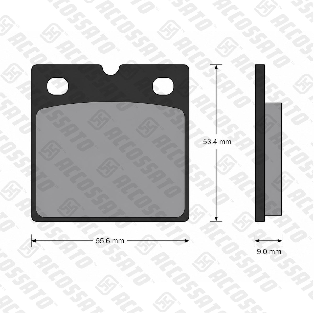 Pastiglie freno per Aprilia, Benelli, Ducati marca Accossato codice AGPA141