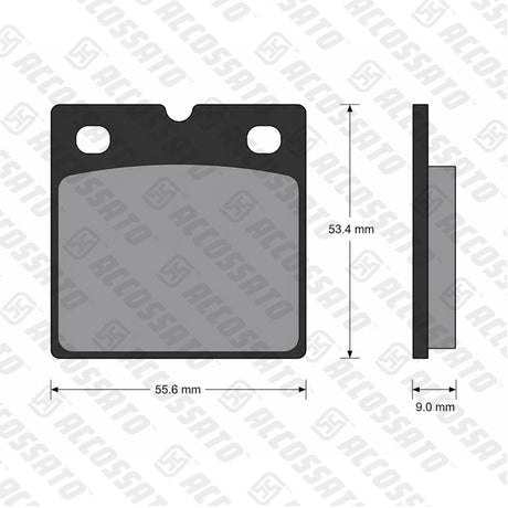 Pastiglie freno per Aprilia, Benelli, Ducati marca Accossato codice AGPA141