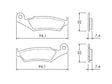 Pastiglie freno per Honda marca Accossato codice AGPA149