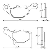 Pastiglie freno per Kawasaki, Suzuki marca Accossato codice AGPA154
