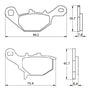 Pastiglie freno per Kawasaki, Suzuki marca Accossato codice AGPA154