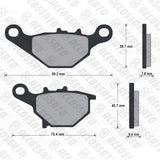 Pastiglie freno per Kawasaki, Suzuki marca Accossato codice AGPA154