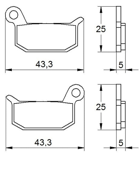 Pastiglie freno per KTM marca Accossato codice AGPA159