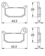 Pastiglie freno per KTM marca Accossato codice AGPA159