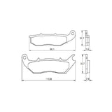 Pastiglie freno per Honda marca Accossato codice AGPA160