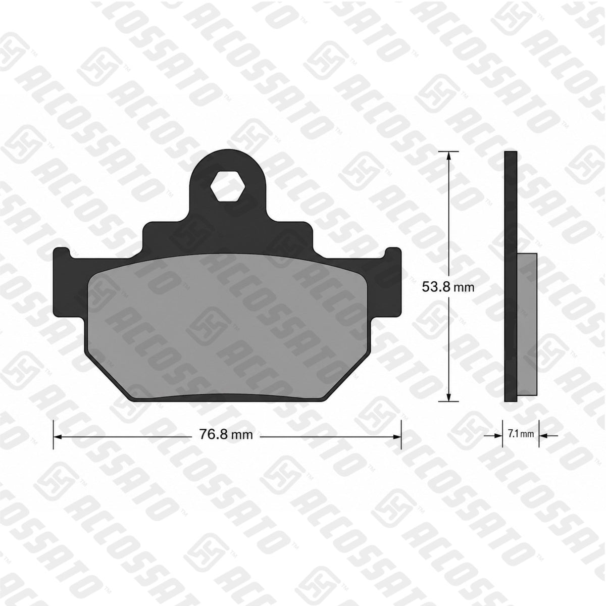 Pastiglie freno per Suzuki marca Accossato codice AGPA163