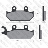 Pastiglie freno per Yamaha marca Accossato codice AGPA166