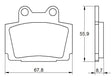 Pastiglie freno per Yamaha marca Accossato codice AGPA167