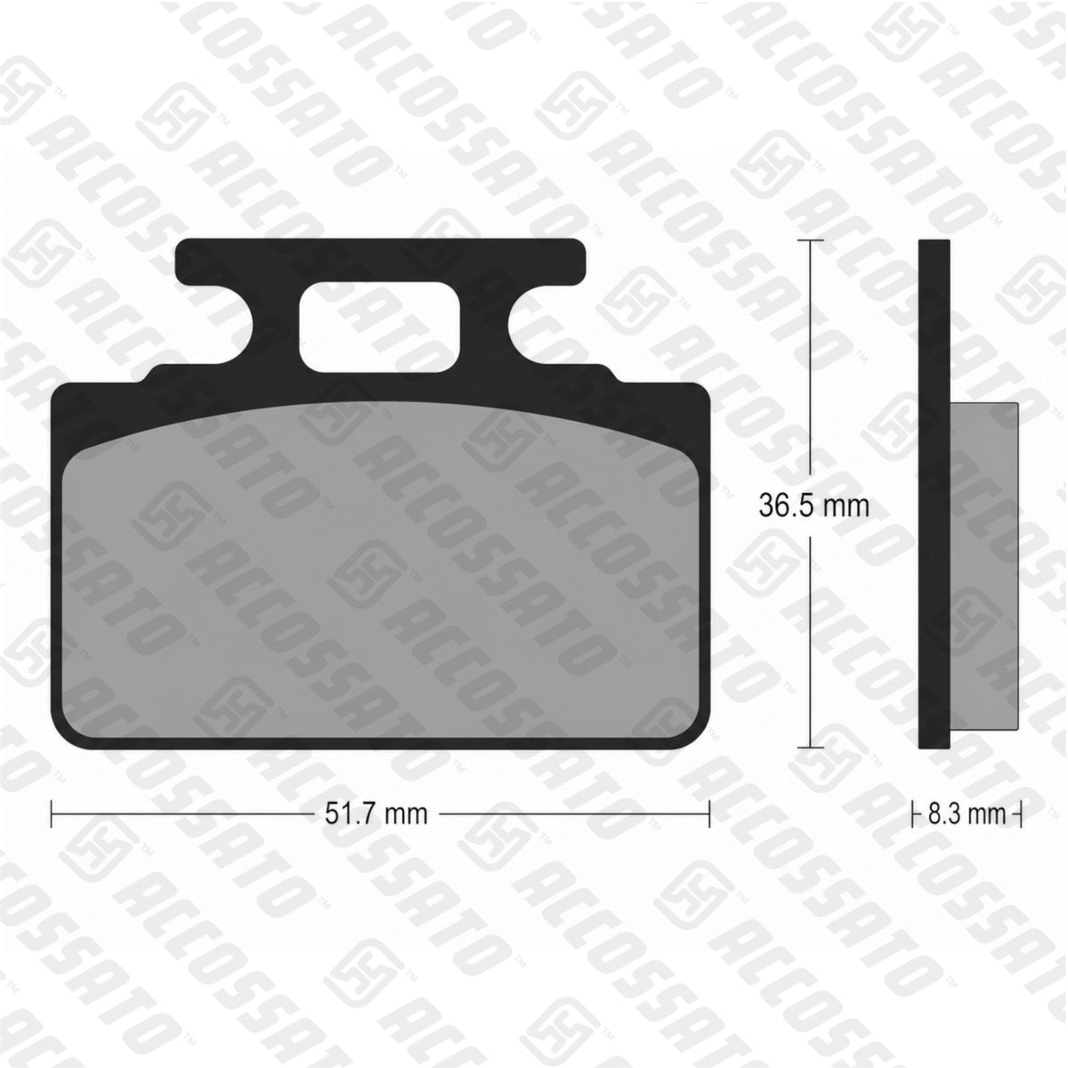 Pastiglie freno per Honda marca Accossato codice AGPA168