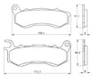 Pastiglie freno per Honda marca Accossato codice AGPA171