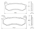 Pastiglie freno per Honda marca Accossato codice AGPA171