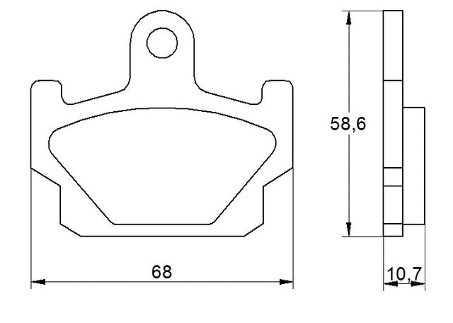 Pastiglie freno per Yamaha marca Accossato codice AGPA176