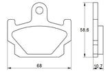Pastiglie freno per Yamaha marca Accossato codice AGPA176