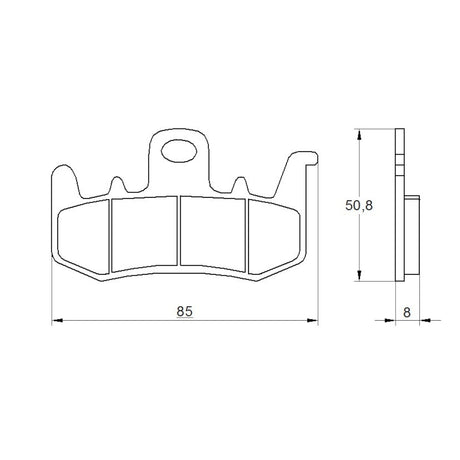 Pastiglie freno per Aprilia, Benelli, Ducati, Harley Davidson, Kawasaki marca Accossato codice AGPA177
