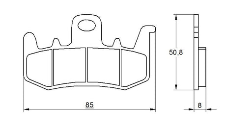 Pastiglie freno per Aprilia, Benelli, Ducati, Harley Davidson, Kawasaki marca Accossato codice AGPA177