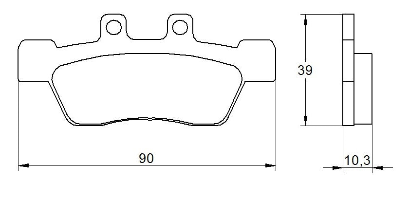 Pastiglie freno per Yamaha marca Accossato codice AGPA183