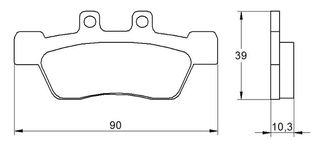 Pastiglie freno per Yamaha marca Accossato codice AGPA183