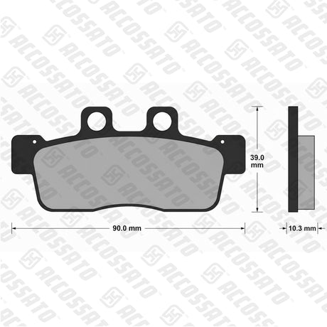 Pastiglie freno per Yamaha marca Accossato codice AGPA183