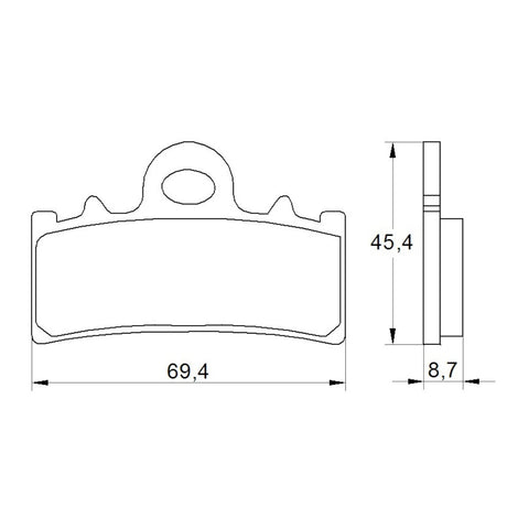 Pastiglie freno per KTM marca Accossato codice AGPA184